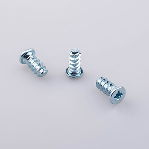 M6x12 Self Tapping Screws Flat Head Phillips Drive Metric Wood Fasteners Cool Silver White Full Length Hardware Accessories - Product Image 4