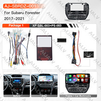 Kit de Tablero de Instrumentos de 12.3 Pulgadas con Pantalla Táctil Completa para SUBARU Forester 2017-2021, Radio Android para Auto, Bisel de Montaje, Asistencia de Reversa