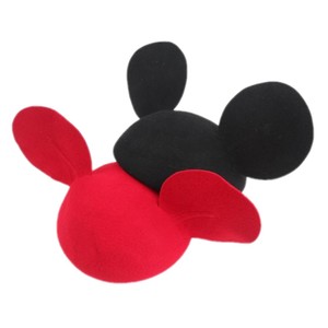 Len cảm thấy phụ nữ lớn tai chuột Mũ pillbox <span class=keywords><strong>hat</strong></span> - Product Image 4