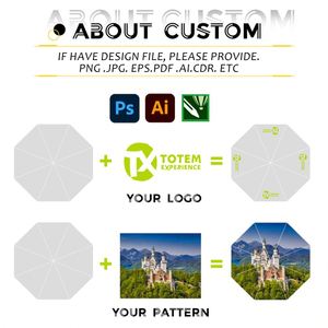 Print on Demand Promotional Full Print <b>Umbrella</b> Personal Custom logo Compact Portable Rain <b>Windproof</b> <b>Umbrella</b> with logo - Product Image 2