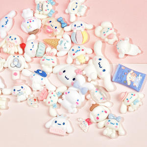 Dessin animé mignon grande oreille <span class=keywords><strong>chien</strong></span> série résine artisanat bricolage crème faite à la main Gel petits accessoires <span class=keywords><strong>maison</strong></span> téléphone portable coque et pince à cheveux - Product Image 3