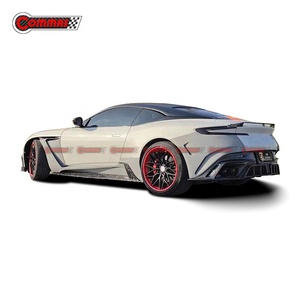 Nuovo Design MSY Style Half Carbon Fiber paraurti anteriore Lip diffusore posteriore minigonne laterali Kit carrozzeria per <span class=keywords><strong>Aston</strong></span> <span class=keywords><strong>Martin</strong></span> DB11 Bodykit - Product Image 3