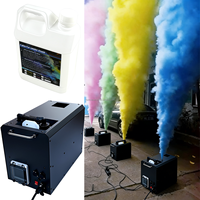 Machine à fumée colorée spéciale pour événements, révélations de sexe de bébé, fêtes prénatales, mariages, spectacles, effets de scène, 3500W, portée de pulvérisation 10-12M