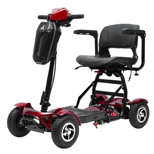 Scooter d'extérieur nouveau design avec siège Scooter de mobilité électrique pliable tout terrain Atto pour personnes âgées handicapées à 4 roues