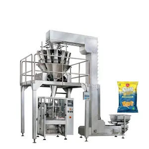 Máquina de embalaje vertical para palomitas de maíz, patatas fritas frescas, aperitivos y palomitas de maíz, para el microondas, pequeño coste