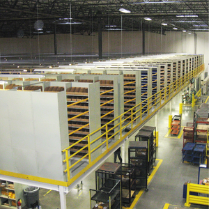 Selective <b>Pallet</b> Rack for Storage Powder Coating Finish Steel Mezzanine Platform Rack for Warehouse & Garage Use - Product Image 1