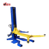 KES-DZ2700 de levage à poteau unique Colonne unique Automobile Hydraulique Livraison rapide Palan automatique mobile portable Ascenseur latéral de voiture
