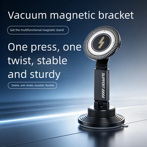 Press Twist 15W Fast Charging+360° <b>Rotation</b>+Removable Washable Gel+Detachable Magnetic Car Mount for Dashboard <b>Desk</b> Kitchen - Product Image 4