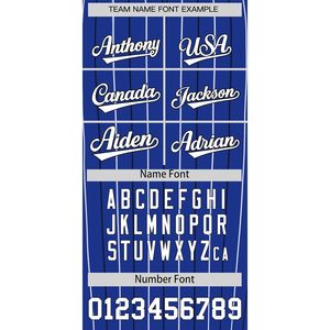 Maillot de baseball personnalisé à rayures fines, unisexe, pour adulte, boutonné, avec nom, numéro et logo d'équipe, anti-humidité - Product Image 6