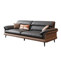 Meilleures ventes - Canapé de réception moderne en cuir pour bureau, ensemble de table basse pour réunion et négociation
