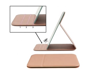 Xách tay gấp du lịch trang điểm gương túi xách túi nhỏ gọn Vanity Gương cầm tay Tabletop có thể gập lại gương - Product Image 3