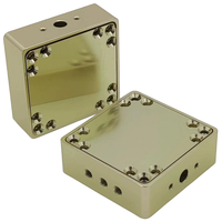 Boîtier de protection EMI en alliage d'aluminium CNC de précision, boîte métallique RF, taille personnalisée, logo laser, OEM