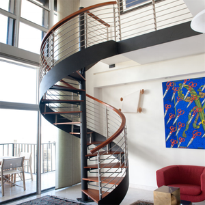 <span class=keywords><strong>Escalier</strong></span> en colimaçon en fer DAIYA à vendre avec <span class=keywords><strong>deux</strong></span> <span class=keywords><strong>niveaux</strong></span>, <span class=keywords><strong>escalier</strong></span> en colimaçon haut - Product Image 6