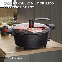 Micro-Pressure Electric Pot Antihaft pfanne zum Braten und Dämpfen