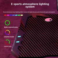 Escritorio de Juegos para Computadora en Forma de Z, Económico, con Luz RGB