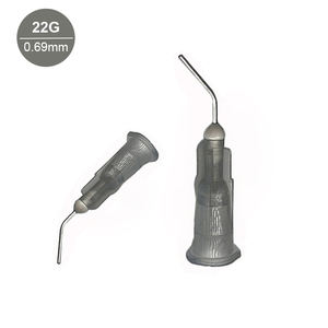 100 Piezas <span class=keywords><strong>de</strong></span> Puntas <span class=keywords><strong>de</strong></span> Aguja Curva para Irrigador Dental Desechable con Certificación CE, 18/20/22/25G, Sellador <span class=keywords><strong>de</strong></span> Flujo, Reactivo Ácido para Resina - Product Image 5