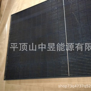 แผงโซลาร์เซลล์สีดำทั้งหมด 430 วัตต์ ขนาดเซลล์ 182 มม. x 182 มม. สำหรับระบบพลังงานแสงอาทิตย์ - Product Image 4