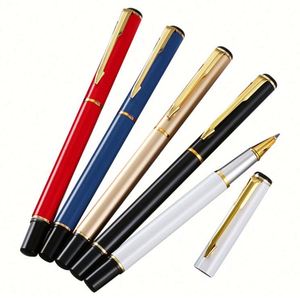Wholesale Luxury Packaging Pen and Ink Boxes Metal Pen Promotional Items with logo Printing Ballpoint Pen - Product Image 5