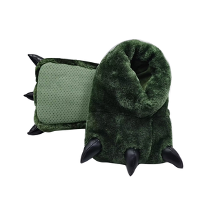 Unisex Home <strong>Slippers</strong> for Adults and Kids with <strong>Claw</strong> Pattern Faux Fur Upper Comfortable Cute Toy <strong>slippers</strong> - Product Image 2
