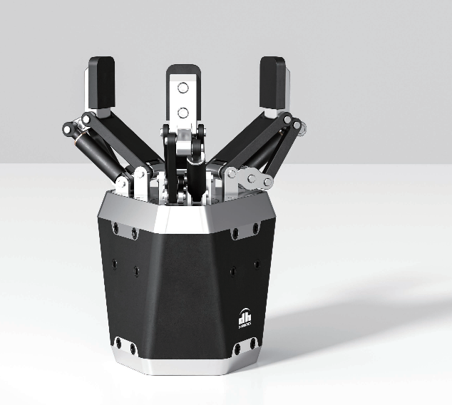 DH Robotics DH-3 Three-Finger Electric Gripper Plug Play Aluminum Construction Precision 0.03mm for Collaborative Robot