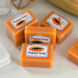 Jabón de Ácido Kójico Orgánico Personalizado al por Mayor con Cúrcuma y Papaya para Aclarar la Piel - Product Image 3