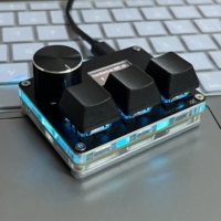 O3C Sayodevice O3C Hall Switches Magnetic Pink Switches Keyboard With Knob Screen Copy Paste Shotcut
