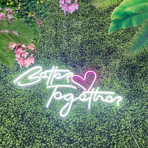 Koncept-Luz <span class=keywords><strong>Led</strong></span> de amor, letras personalizadas, letrero de neón para boda, fiesta, tienda, evento, decoración - Product Image 5