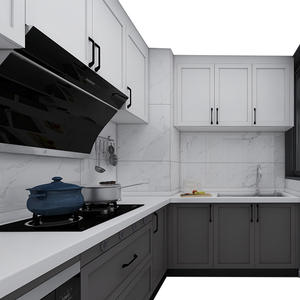 Fabricants d'armoires de cuisine entièrement intégrées personnalisées et écologiques avec porte - Product Image 4