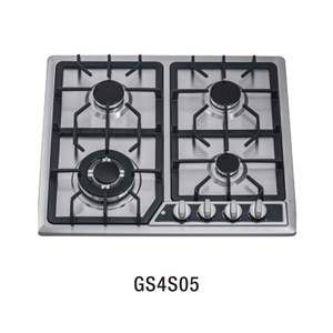 Utensilios de Cocina para el Hogar, Parrilla de 4 Quemadores, <span class=keywords><strong>Estufa</strong></span> de Gas Integrada con Accesorios, Acero Inoxidable, Hierro Fundido, Aluminio Plateado, OEM/ODM - Product Image 2