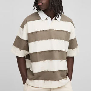 Chemise polo pour homme de haute qualité, logo personnalisé, design de votre propre logo, polyester, spandex, impression, coupe ajustée, golf - Product Image 1