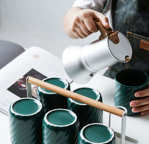 Cafetera Mocha Clásica para el Hogar, de Aluminio de Grado Alimenticio, con Base Cubierta, Apta para Cocina de Inducción, Ideal para Regalo - Product Image 3