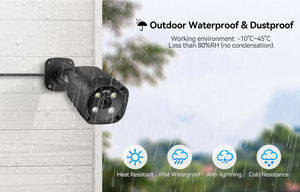 Techage-cámara <span class=keywords><strong>de</strong></span> seguridad <span class=keywords><strong>de</strong></span> detección humana para exteriores, videocámara <span class=keywords><strong>de</strong></span> vigilancia POE con visión nocturna a <span class=keywords><strong>Color</strong></span>, 8MP, 4K, H.265 - Product Image 5