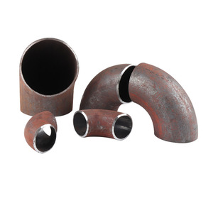 Raccord coudé sans couture 90 ° durable en acier inoxydable et en acier au carbone mamelons filetés de tuyaux en acier au carbone - Product Image 1