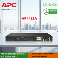 PDU ATS NetShelter 1U para Rack AP4423A, 24A 230V, Interruptor de Alimentación de Doble Entrada, Proporciona Energía Estable para Equipos de TI en Centros de Datos