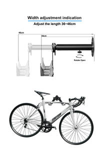 Support de vélo <span class=keywords><strong>vertical</strong></span> à montage <span class=keywords><strong>mural</strong></span> robuste Support de vélo Crochet de rangement - Product Image 6