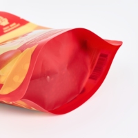 Sachet d'emballage refermable en Mylar imprimé sur mesure, à fermeture éclair, en plastique, pour snacks, chips et bœuf séché, fabrication directe