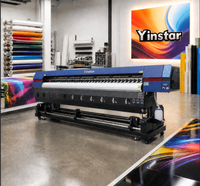 Impresora Eco Solvente Yinstar de 3.2m con Cabezal de Impresión I3200 para Vinilo, Lonas Flexibles, Telas para Banderas