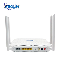 Routeur WiFi double bande Zikun ZC-521T XPON ONT AC2100 4GE 2 VoIP avec prise en charge CATV, configuration facile, modem FTTH