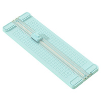 HAIJU HJ-0331 Cortador de Papel 4 en 1 de Plástico ABS, Recortadora Manual Compacta con Cuchilla de Alta Precisión, Precisión de 0.15 mm, Grosor de Corte de 0.6 mm