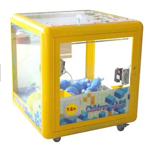 Münz Magie Cube Mini Glas Klaue Kran Spiel Maschine | Amusement Preis Geschenk Arcade Spiel Maschine Für Spiel-Center