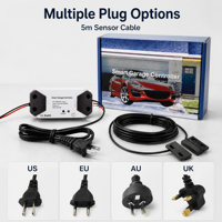 Contrôleur de porte de garage intelligent WiFi WG-088 avec application Tuya Smart Life, télécommande, compatible Alexa et Google Home, compatible Android
