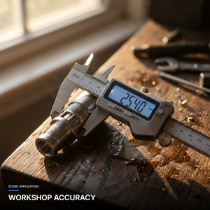 <span class=keywords><strong>Calibrador</strong></span> <span class=keywords><strong>Digital</strong></span> Electrónico <span class=keywords><strong>de</strong></span> Acero Inoxidable <span class=keywords><strong>de</strong></span> 0-150 mm, 0-200 mm, 0-300 mm, <span class=keywords><strong>Calibrador</strong></span> Vernier <span class=keywords><strong>de</strong></span> 6 Pulgadas con Pantalla LCD Grande - Product Image 1
