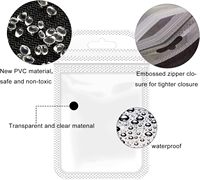 Mini sacs en plastique pour bijoux, sacs transparents auto-adhésifs 2x4, sacs refermables à fermeture éclair pour petites entreprises