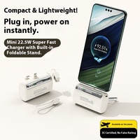 CE FCC ROHS CCC Ladegerät 10000mAh Tragbare Powerbank Typ-C 2-in-1 Schnellladegerät 22,5W Schnell Neue Produkte auf dem Chinesischen Markt