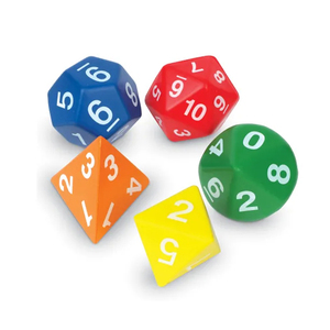 6 12 mặt in trắng đồ chơi giáo dục số lượng lớn trống Jumbo tùy chỉnh đa diện khổng lồ lớn nhỏ PU EVA bọt xúc xắc với logo - Product Image 5