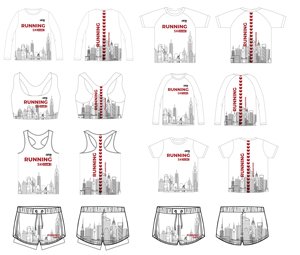 Camiseta deportiva corta de entrenamiento para mujer, con logotipo personalizado, tejido transpirable 3D Air Grid, de secado rápido, para maratón, sublimación. - Product Image 2