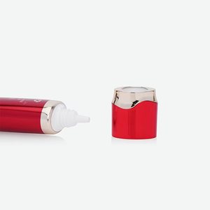 Tube cosmétique à presser avec capuchon électroplaqué pour fond de teint liquide - Product Image 5