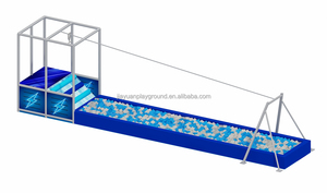 Gioco di alta qualità gioco avventura per bambini parco divertimenti per bambini attrezzature parco giochi al coperto con grandi scivoli - Product Image 3