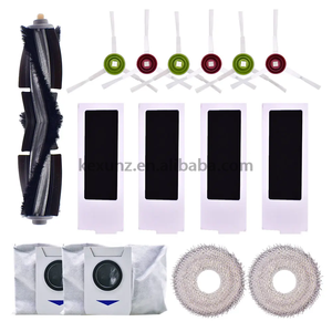 Accesorios compatibles con la aspiradora robot Ecovacs DEEBOT <span class=keywords><strong>T20</strong></span> Pro: Filtro, cepillo lateral, cepillo principal, paños de limpieza, bolsa para el polvo - Product Image 1