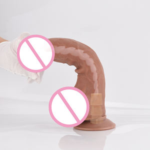 9.2 inç kadın çift katmanlı sürgülü cilt büyük yapay penis G nokta bükülebilir salma büyük gerçekçi yapay penis yetişkin seks oyuncakları kadınlar için - Product Image 4